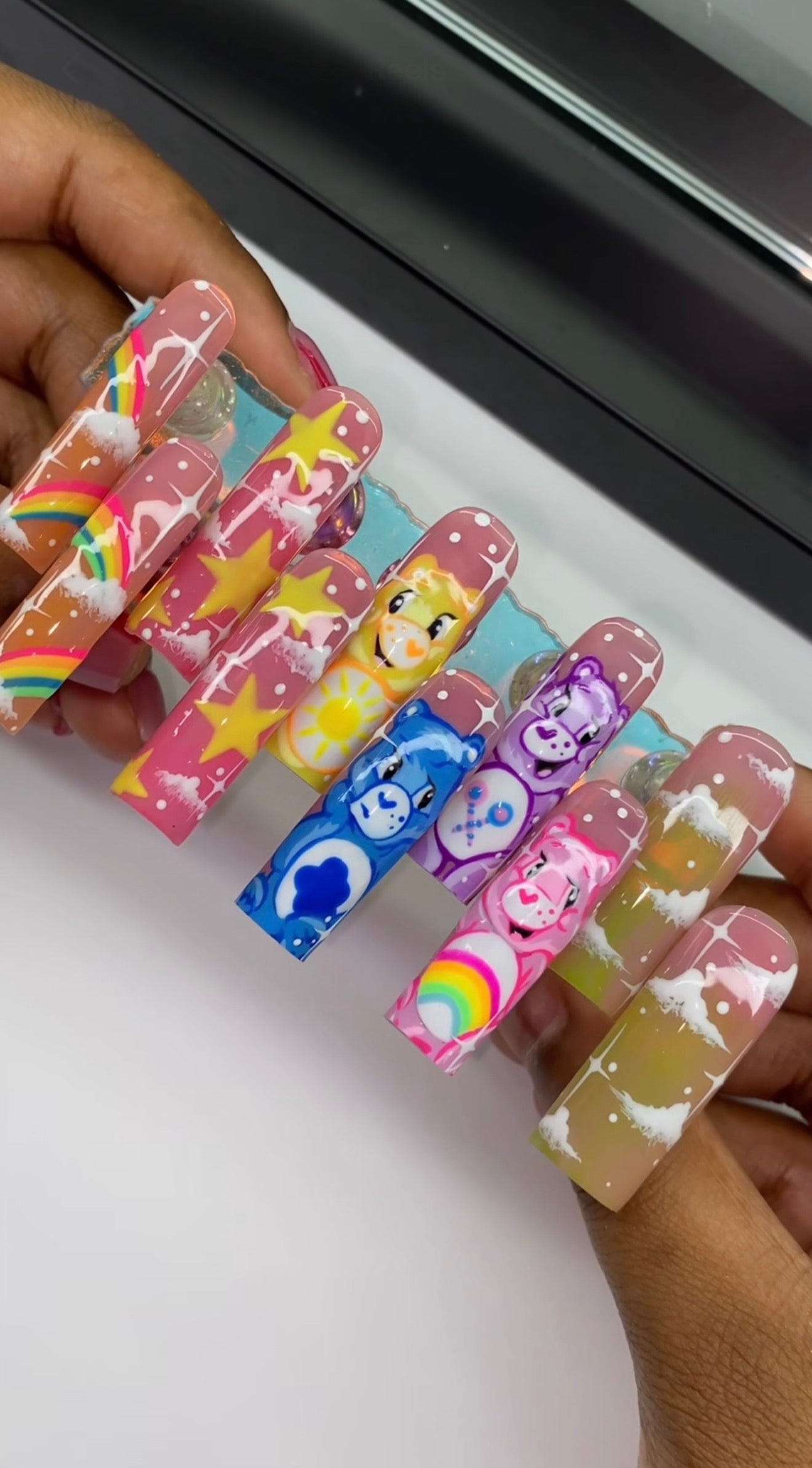 Colorful care bear