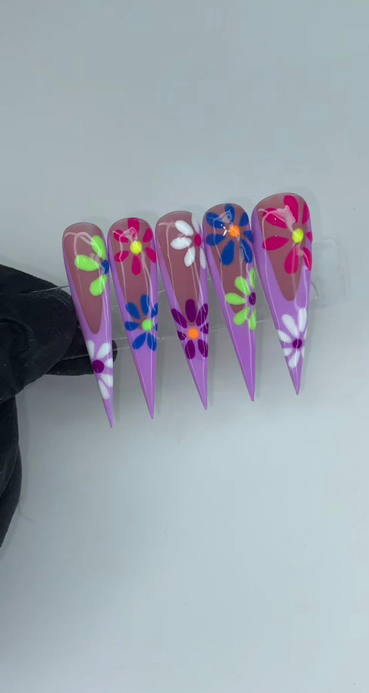 floral arrangment stiletto set