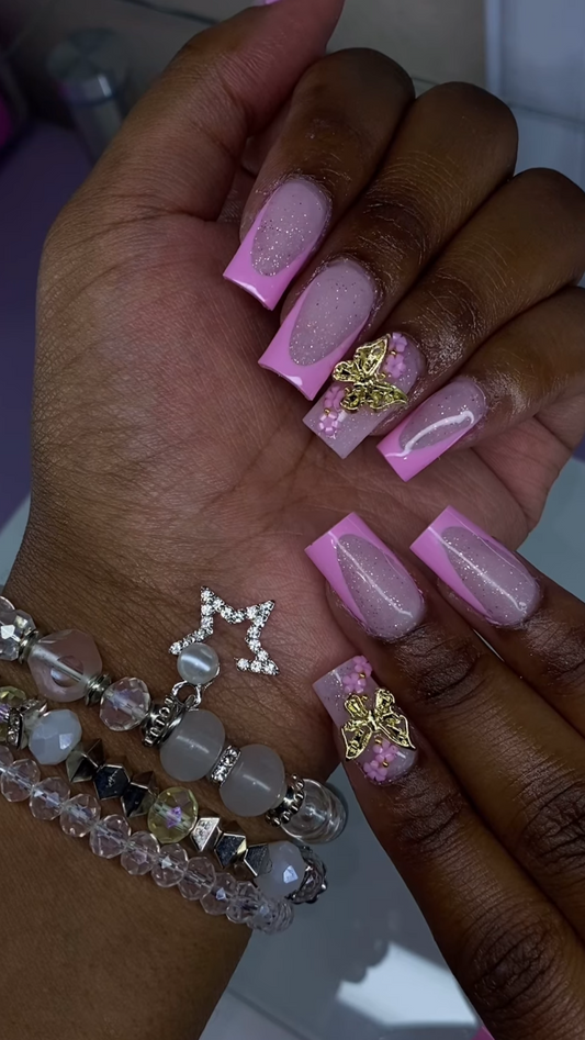Pink on pink french
