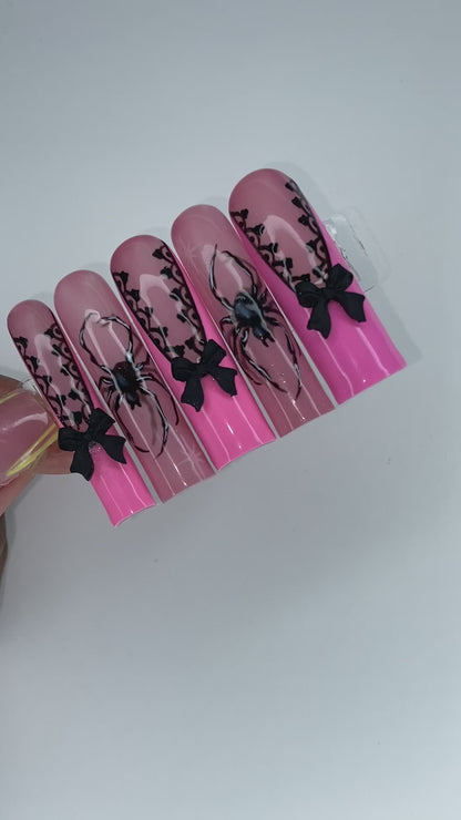 pink spider