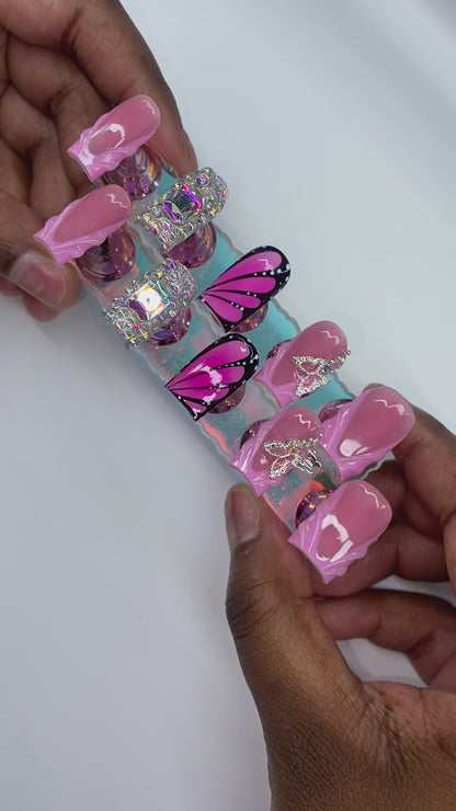Pink butterfly